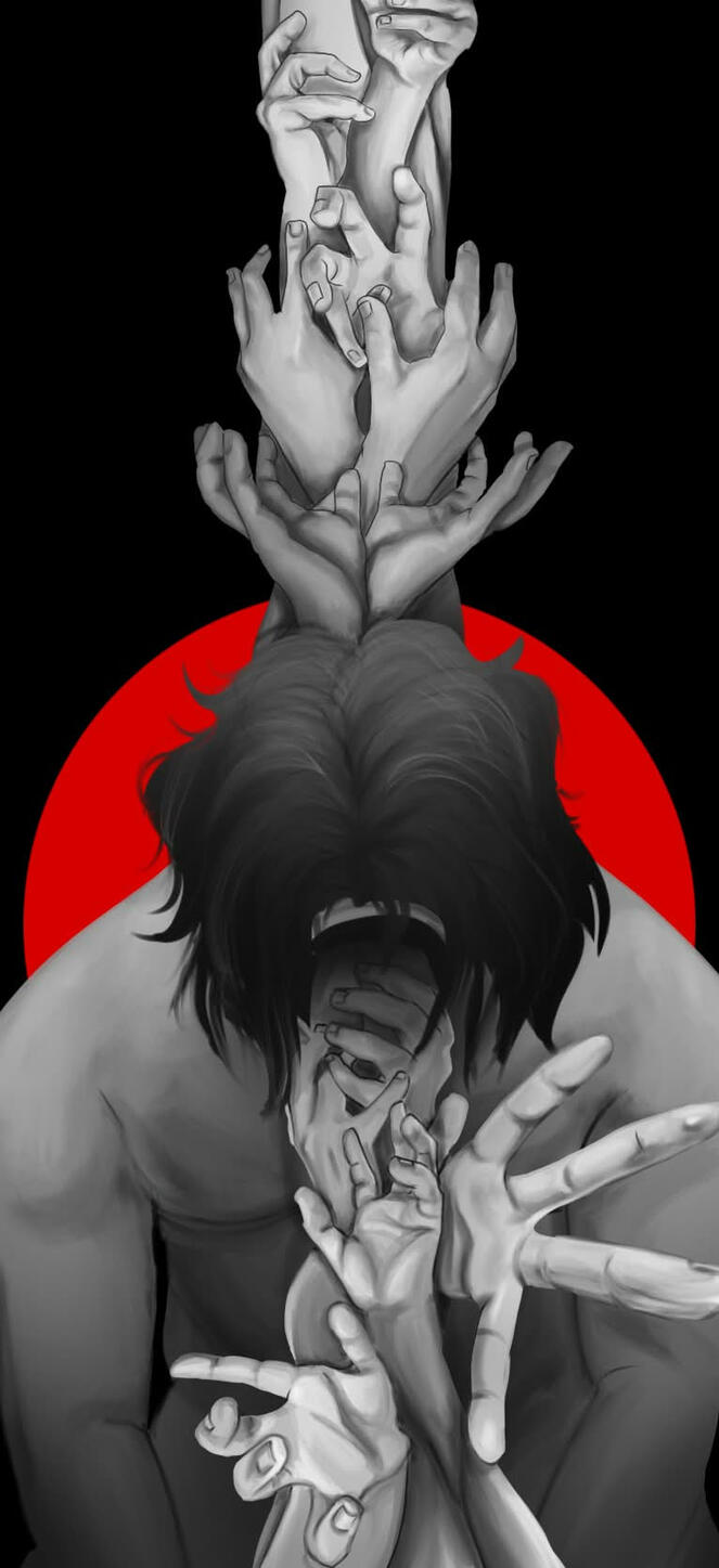 "Original Sin", Digital Painting, Procreate, July 2026