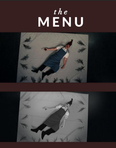 "The Menu" Film Study, Procreate, March 2025