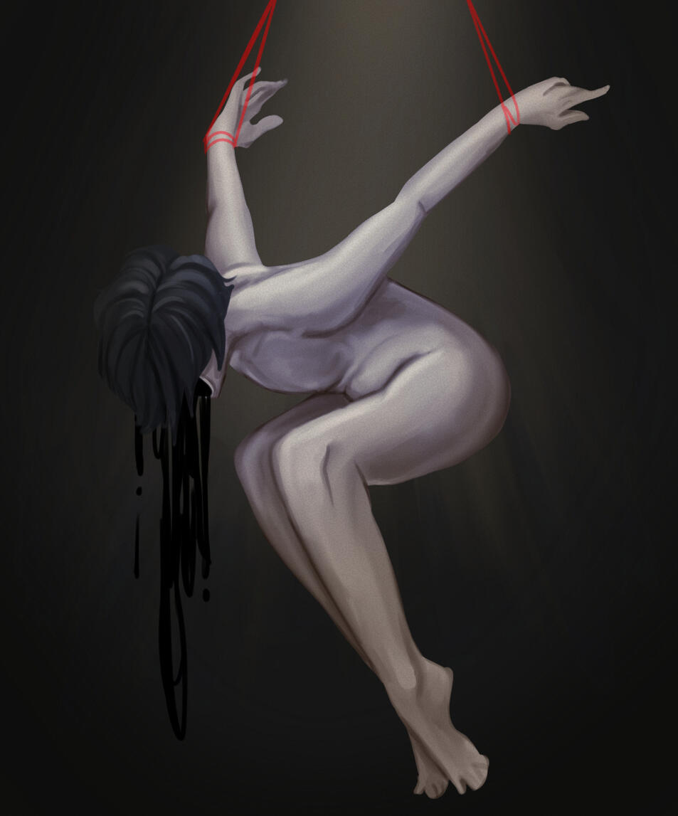 "Blood Eagle", Digital Illustration, Portrait Resolution, April 2025